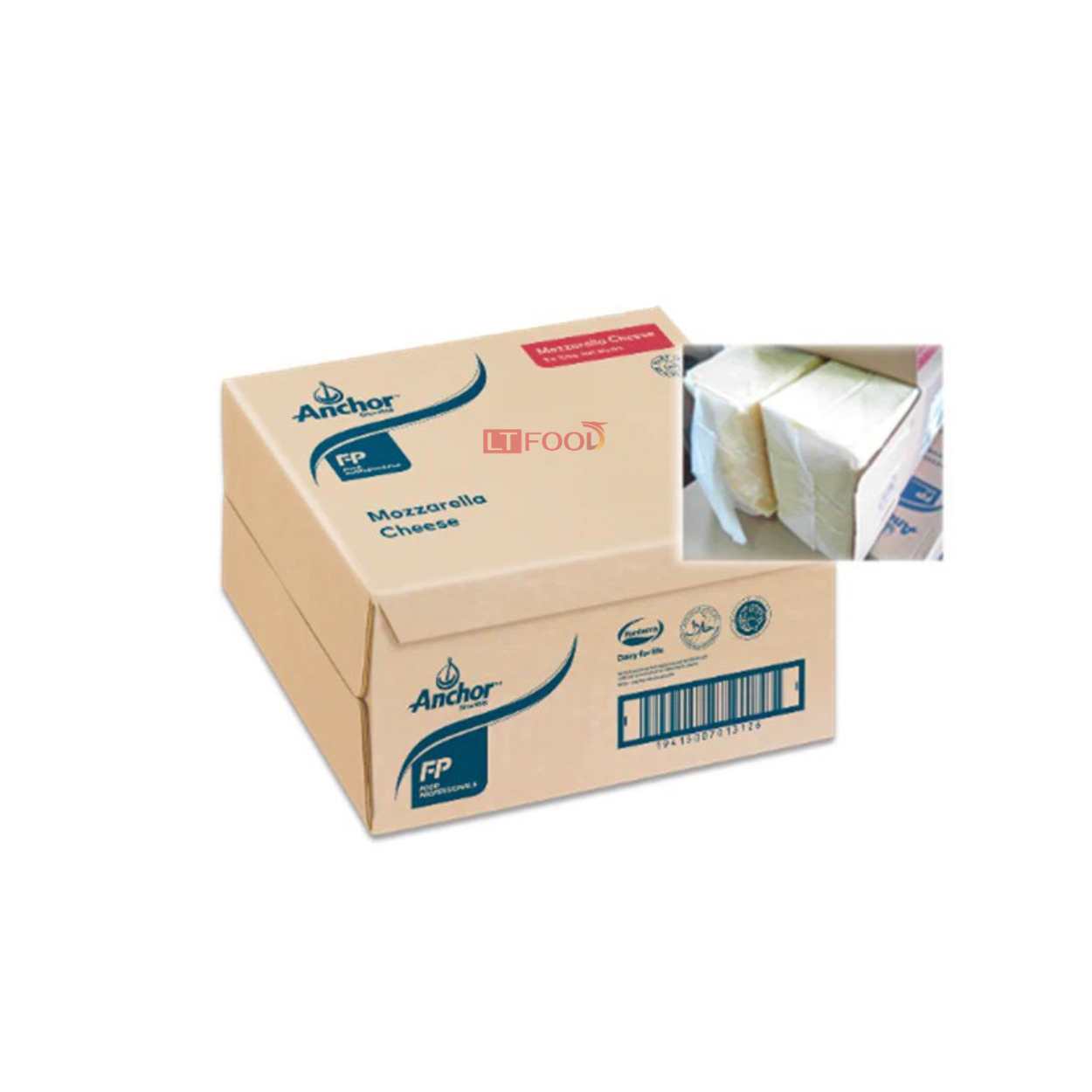PHÔ MAI MOZZARELLA HIỆU ANCHOR 10KG	